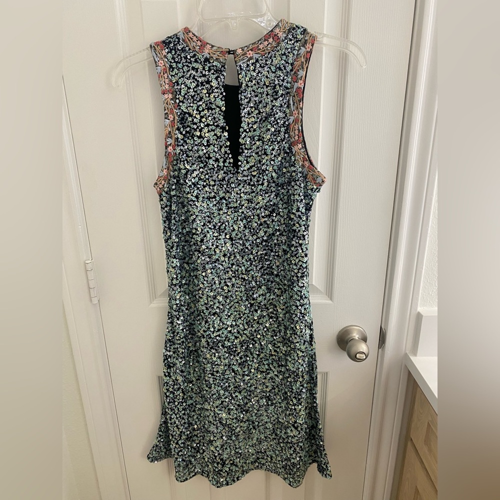 Anthropologie Varun Bahl  NWT Sequin Embellished Embroidered Astronomy SZ 2 - Picture 2 of 9
